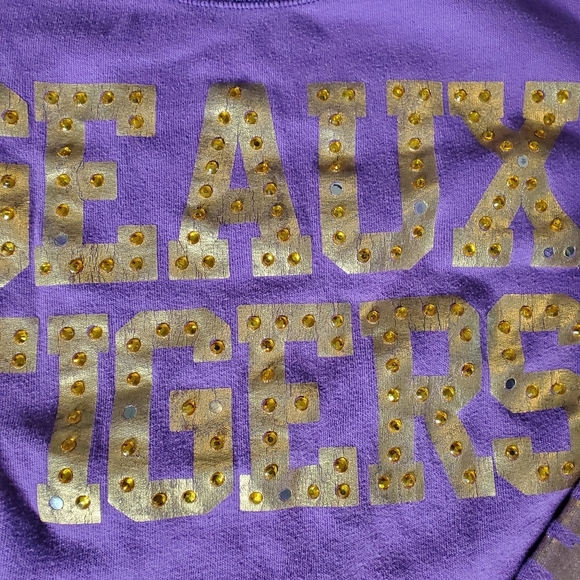 PINK Victoria Secret Tigers Sweatshirt SZ XS - Picture 3 of 4